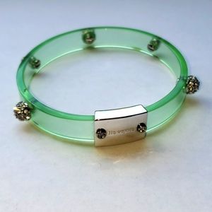NWOT Lia Sophia light green bangle bracelet
